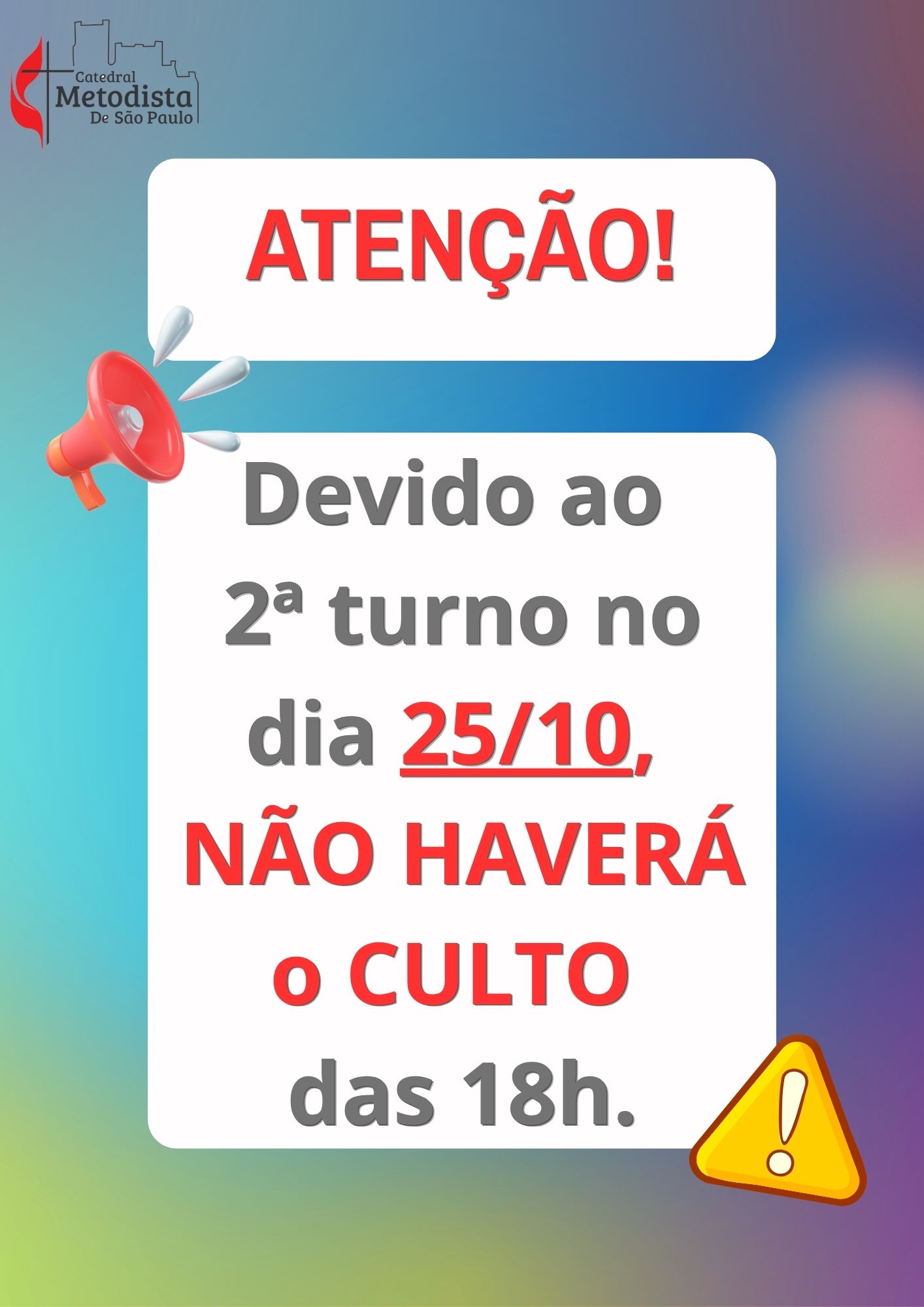 CULTO DE ADORAÇÃO E LOUVOR